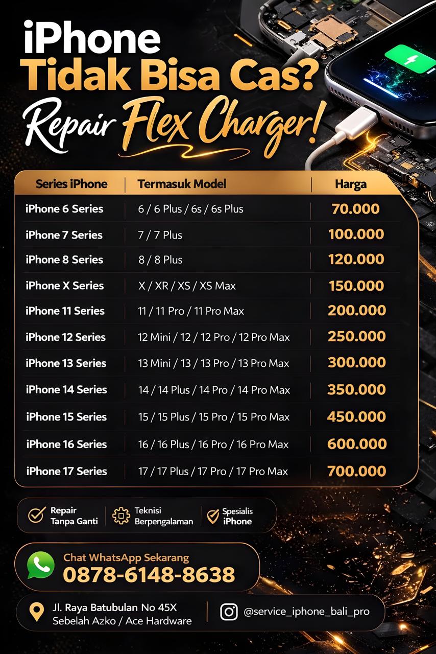 iPhone Tidak Bisa Cas